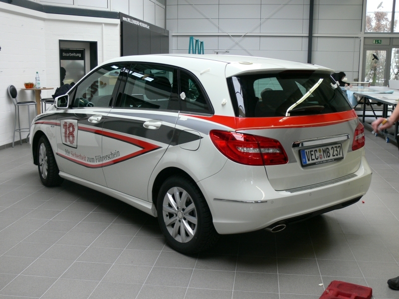 Fahrzeugbeschriftung Mercedes B-Klasse