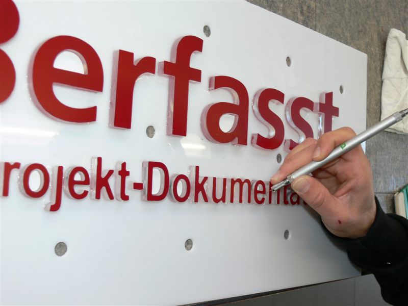 Profilbuchstaben 123erfasst