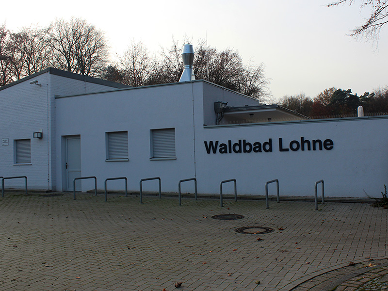 Profilbuchstaben Waldbad Lohne