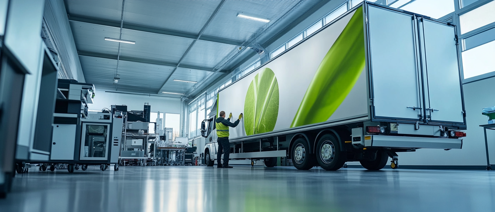 Fahrzeugbeschriftung in der Werkstatt von Willenborg Werbetechnik