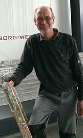 Ludger Blome, Malergeselle bei Willenborg Werbetechnik